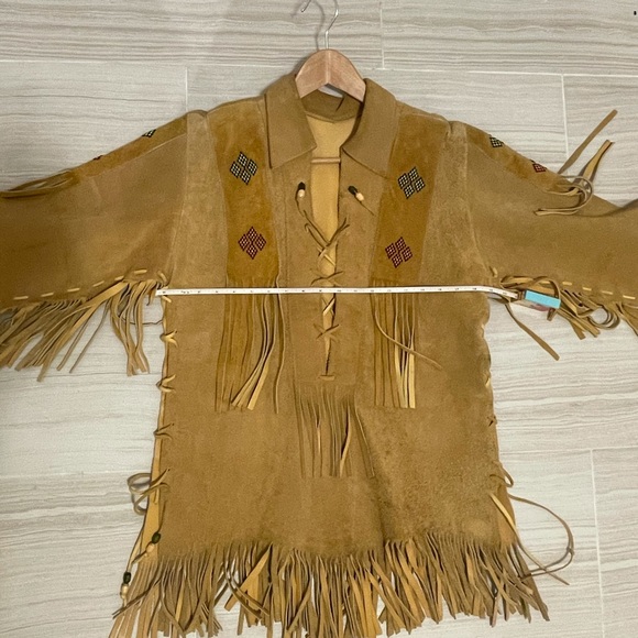 Leather fringe jacket - Picture 5 of 15